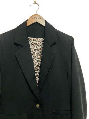 Classic Single Button Blazer Size: Large
