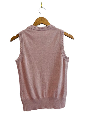 Cashmere Sleeveless Sweater Size: Small