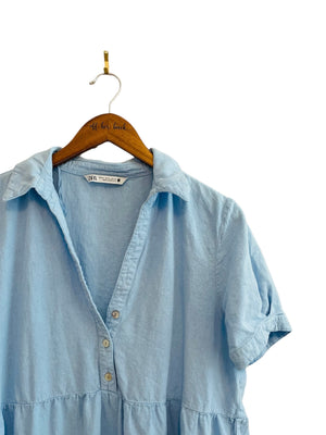 Short Sleeve Tiered Tunic Size: XLarge