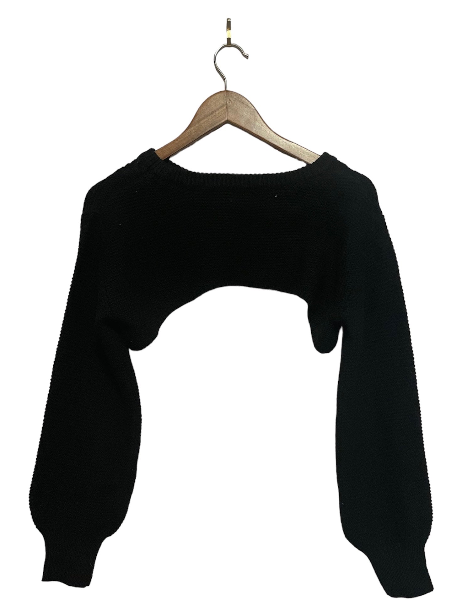 Cropped Pullover Sweater Size: Medium