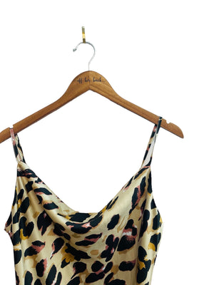 Cheetah Print Slip Dress Size: Large (Best fit Med)