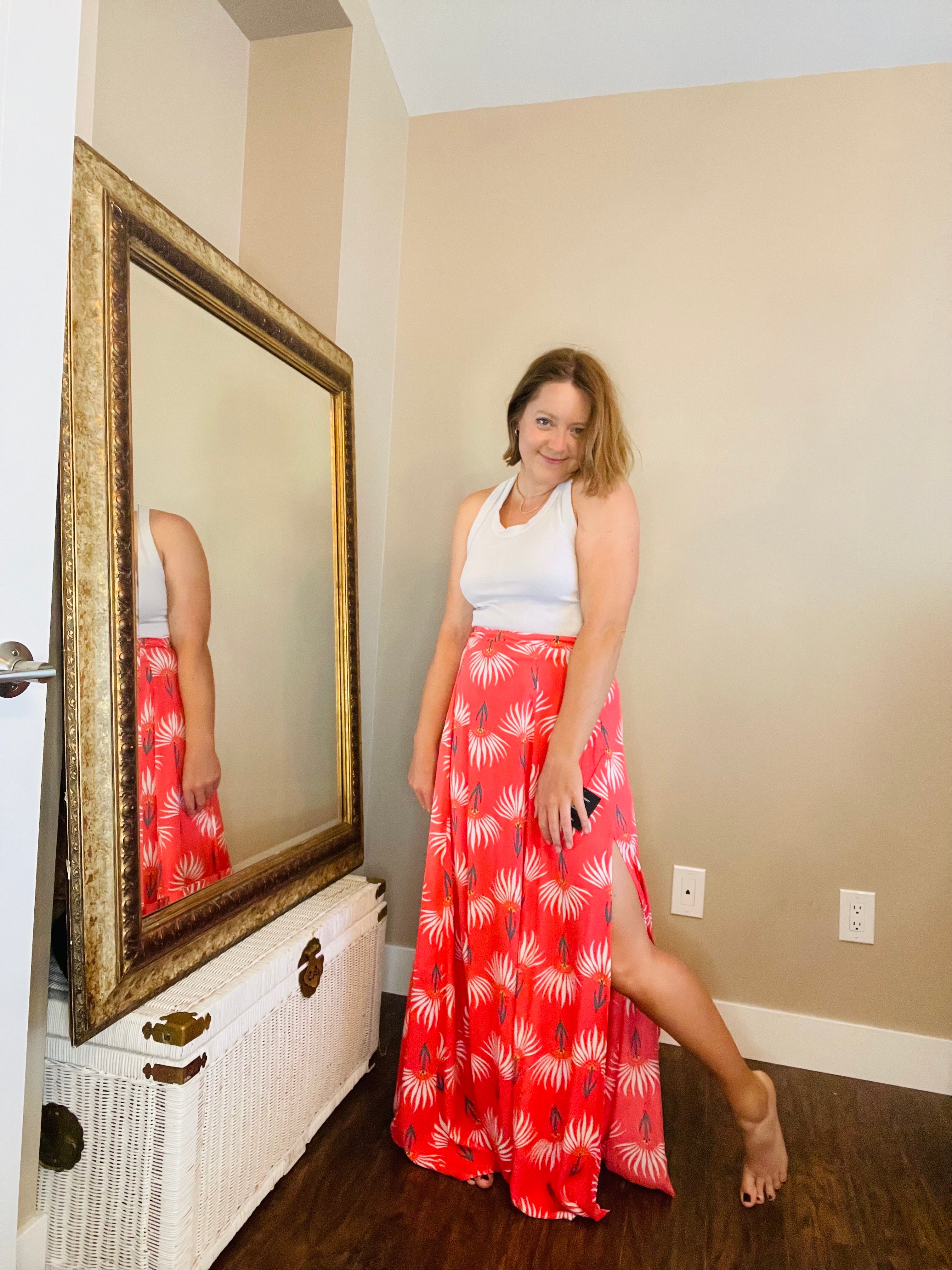 NWT Lulus Trancoso Skirt