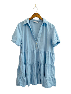 Short Sleeve Tiered Tunic Size: XLarge
