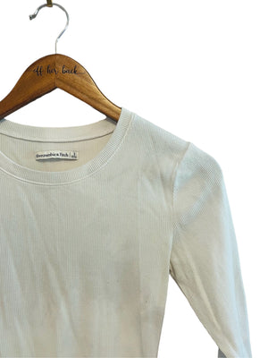Perfect Basic White Cloud Bodysuit Size: Small