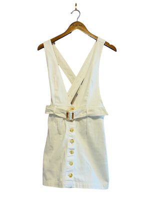 White Denim Dress Size: Medium