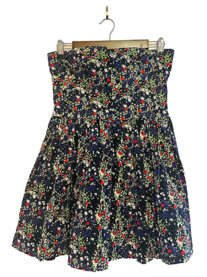 Strapless Black Multi bebe Dress - Size: Medium