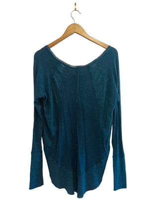 Waffle Knit We The Free Long Sleeve Size: Small