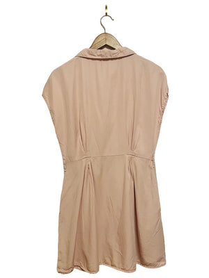 Zara Button Down Tunic Dress Size: Large