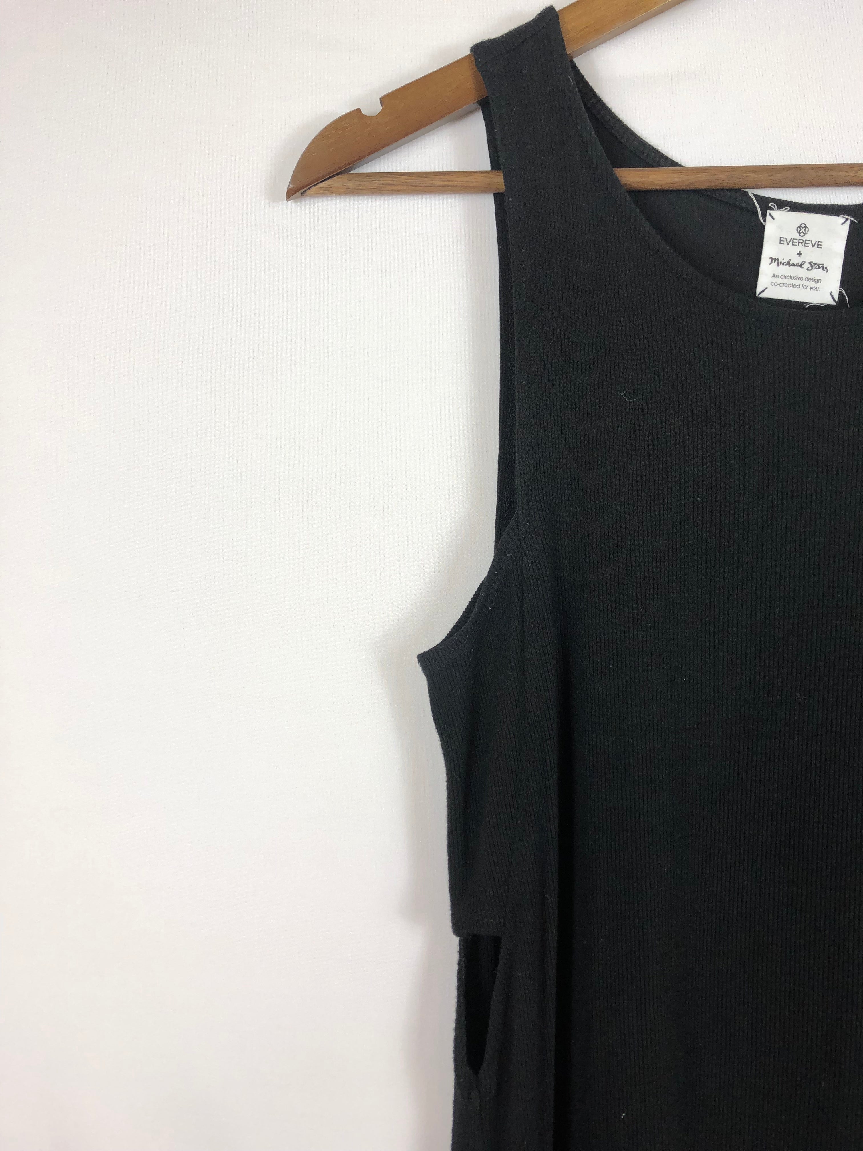 Everday Black Dress W/ Side Cutouts- Size: Small