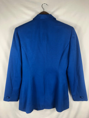 Blue Buttoned Blazer Size: Vintage 6 * Modern Best Fits: Small/Medium