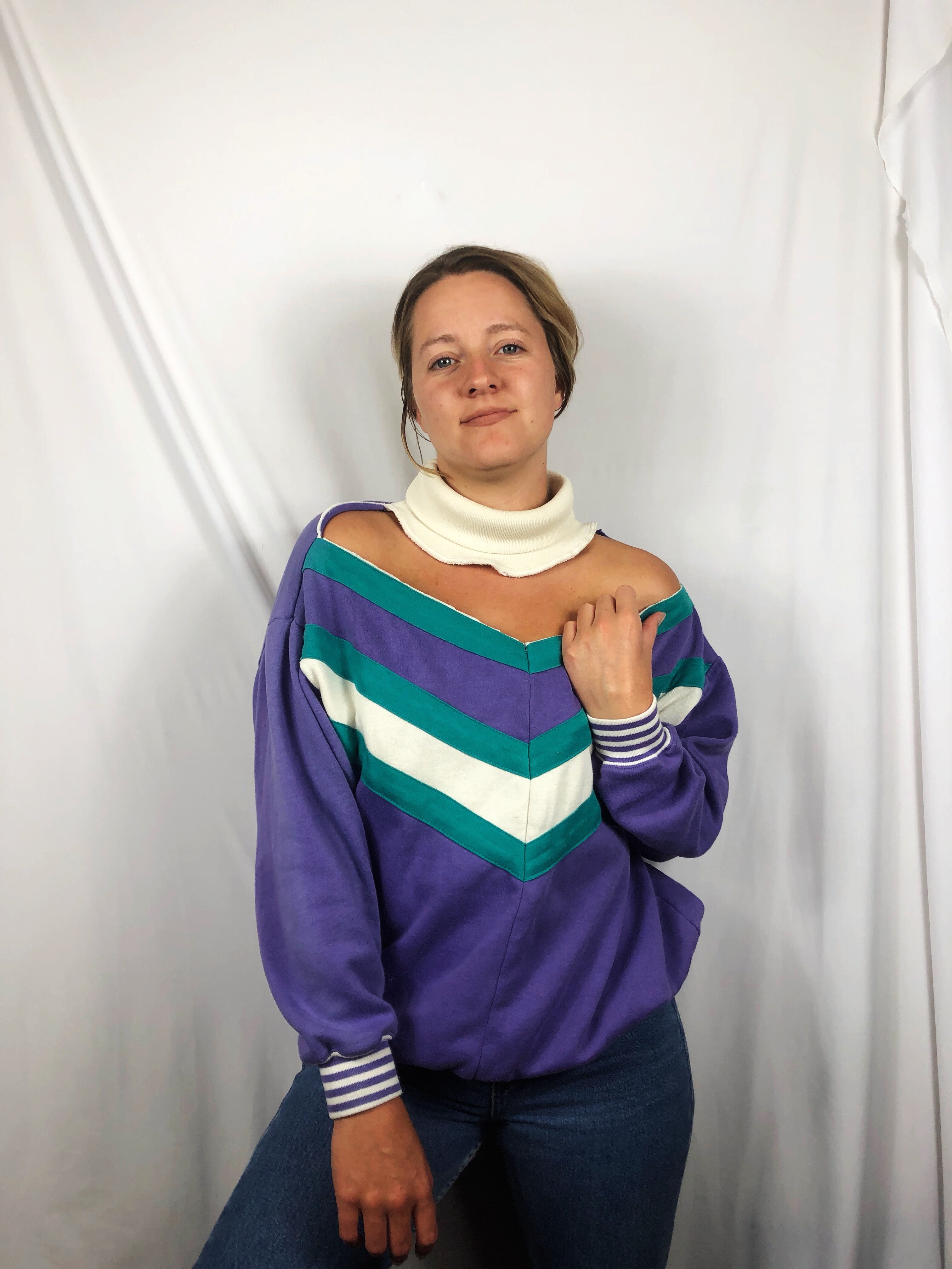Cut Out Athleisure Sweatshirt *Altered Size: Medium