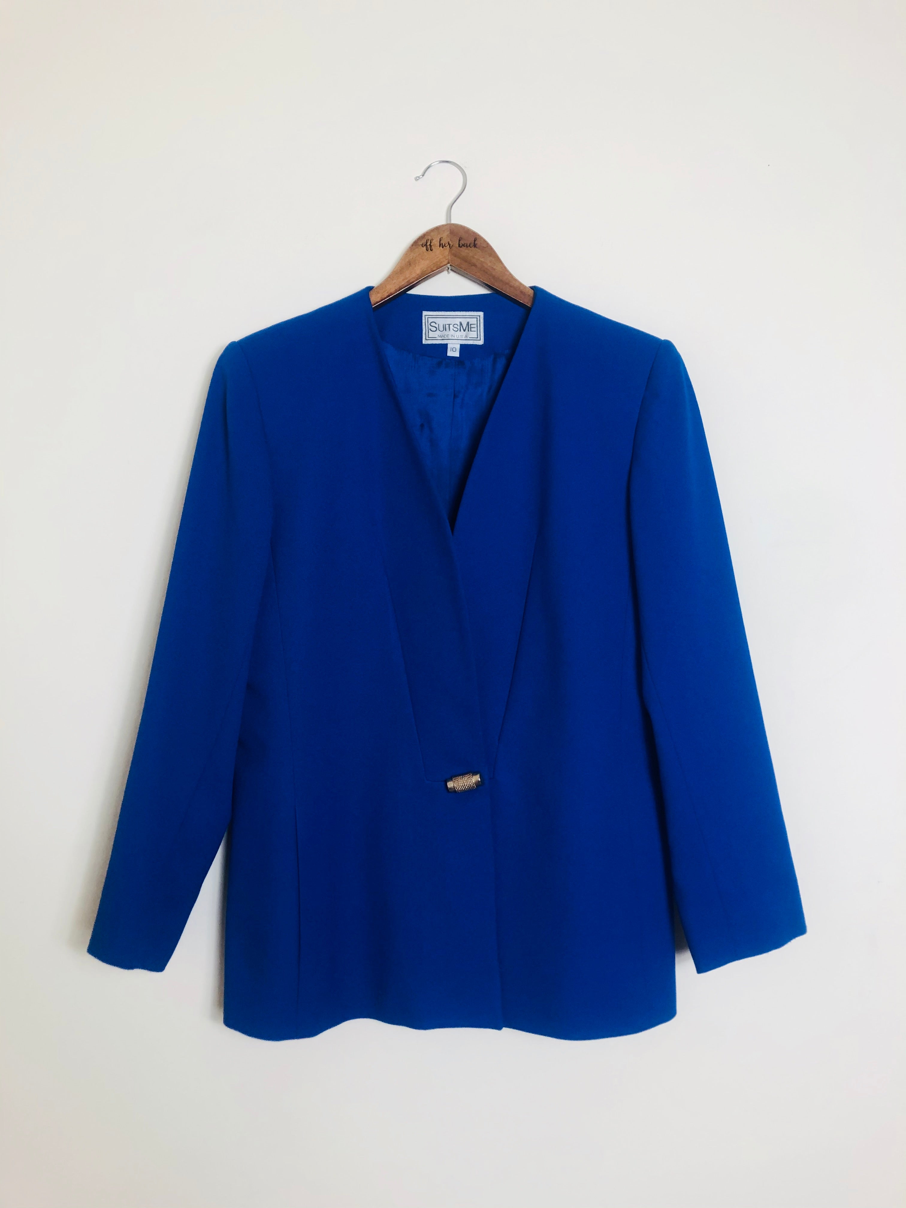 True Blue Vintage Blazer-Size: 10