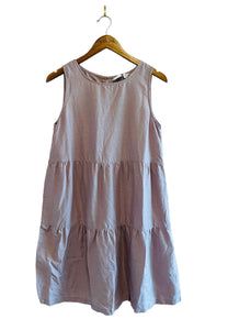 Dusty Rose Linen Flowy Dress Size: Medium