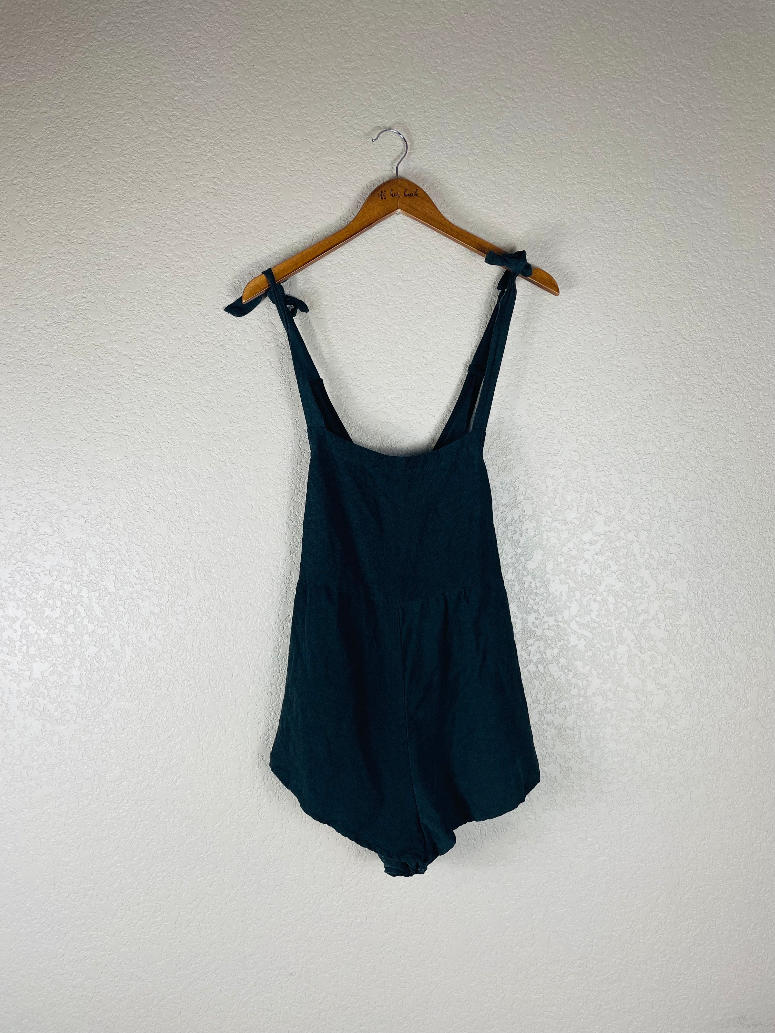 Playful Linen Romper Size: Small